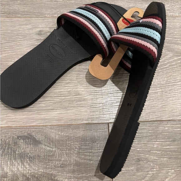 🩵 VINTAGE HAVAIANAS SLIDES 39/40 - Picture 4 of 4